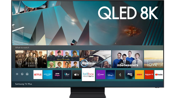 Samsung + 2020 QE65Q800T OLED HDR 8K Ultra HD Smart TV