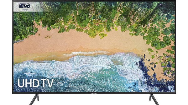 Samsung + 2018 UE55NU7100 Smart 4K Ultra HD HDR LED TV